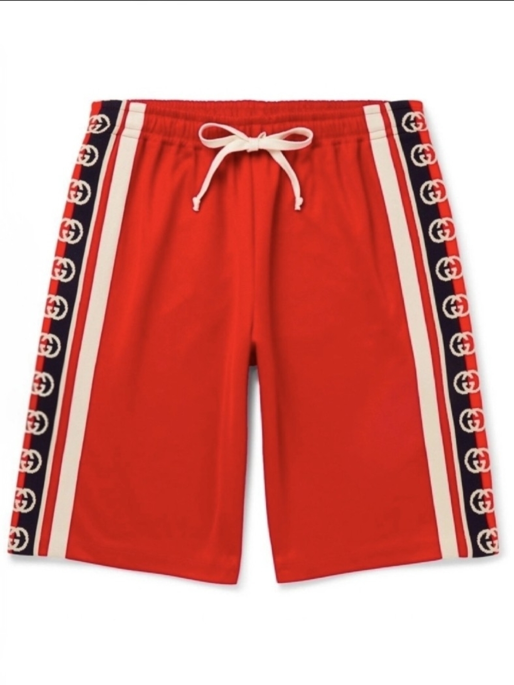 Gucci GG logo trim shorts, M